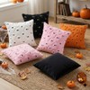 Halloween Pillow Covers 18x18In Set of 2 White 3D Ghost