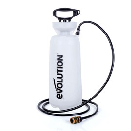 Evolution 35 Gal Pressurised Water Tank With Hand Pump And 9 Ft 10 In Hose For Dust Suppression,White