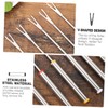 Alipis 24cm Stainless Steel Forks 12pcs Fondue Forks Heat Resistant