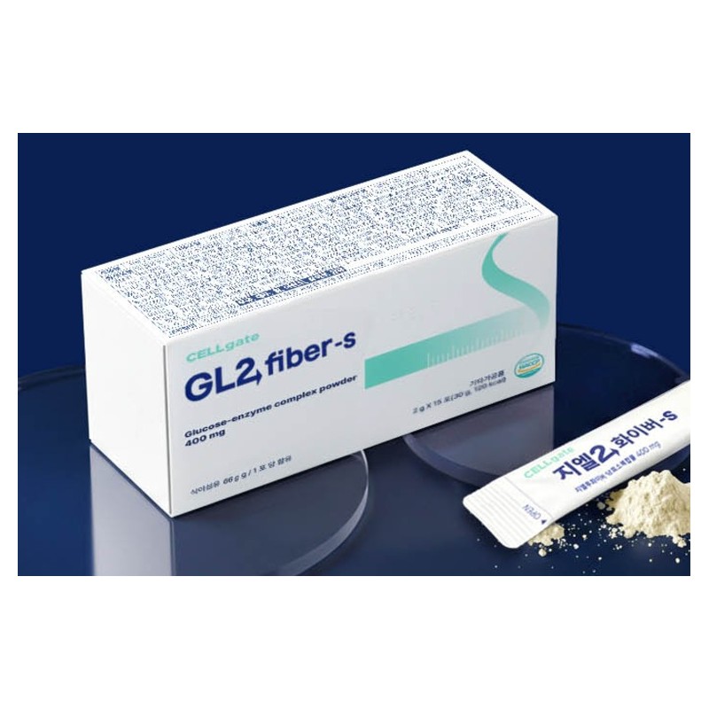 셀게이트 지엘2화이버 S 당효소복합물 난소화성 식이섬유 분말스틱 15p, 27g, 4개