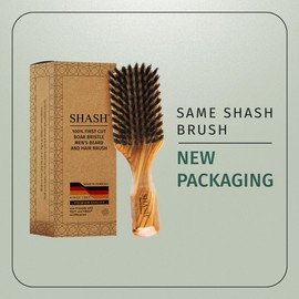 Since 1869 Hand Made in Germany - Robust Craftsman 100% Boar Bristle Hair Brush for Men, Suitable For Thin To Normal Hair, Firm, Naturally Conditions Hair, Improves Texture and Stimulates the Scalp