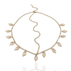 Fortune teller costume women's costume fortune teller boho head chain gold chain beads headpiece bridal prom costume hairstyle accessory for women and girls head chain gold, Metal