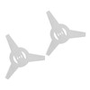 2Pcs 3 Teeth Brush Cutter Trimmer Blade Stainless Steel Lawnmower
