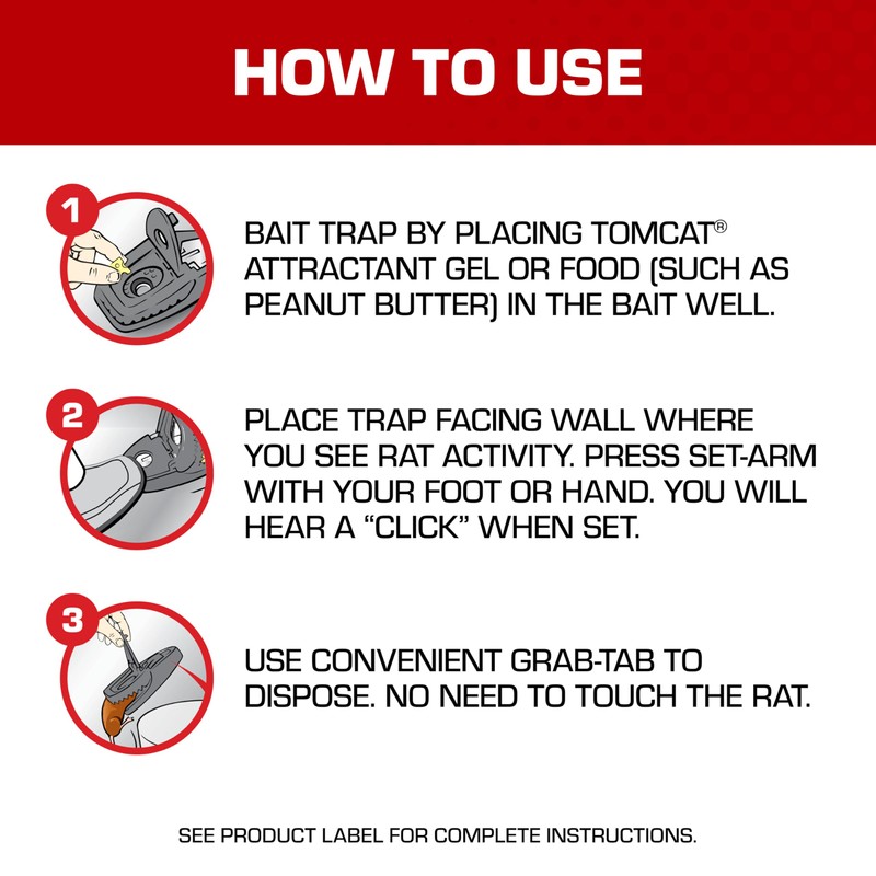 Tomcat Secure-Kill Rat Trap, Features Aggressive Secure Catch Design to