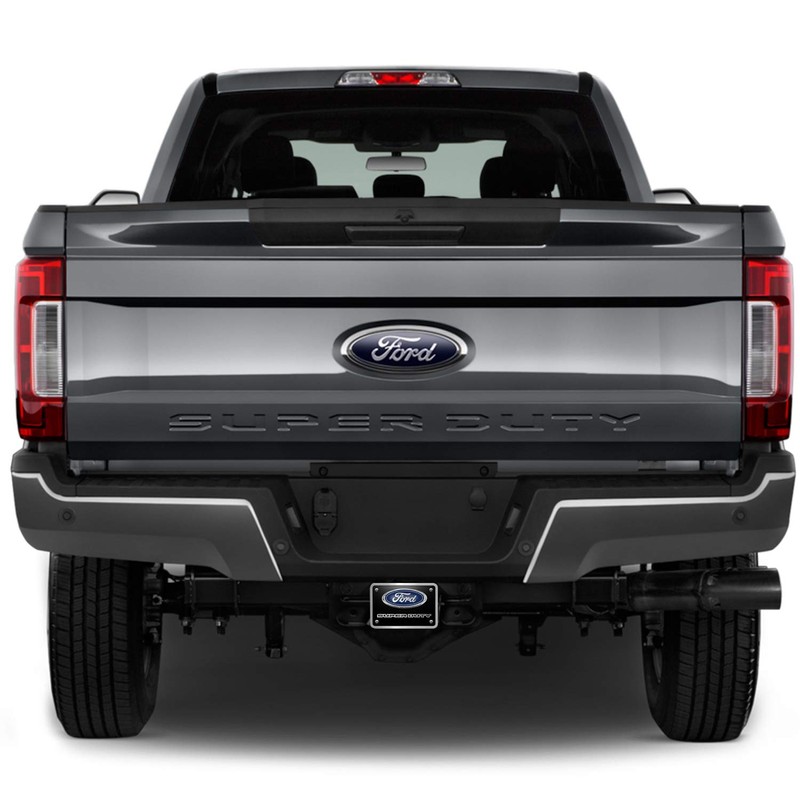 iPick Image Made for Ford Super-Duty 3D Logo Black 3/8"