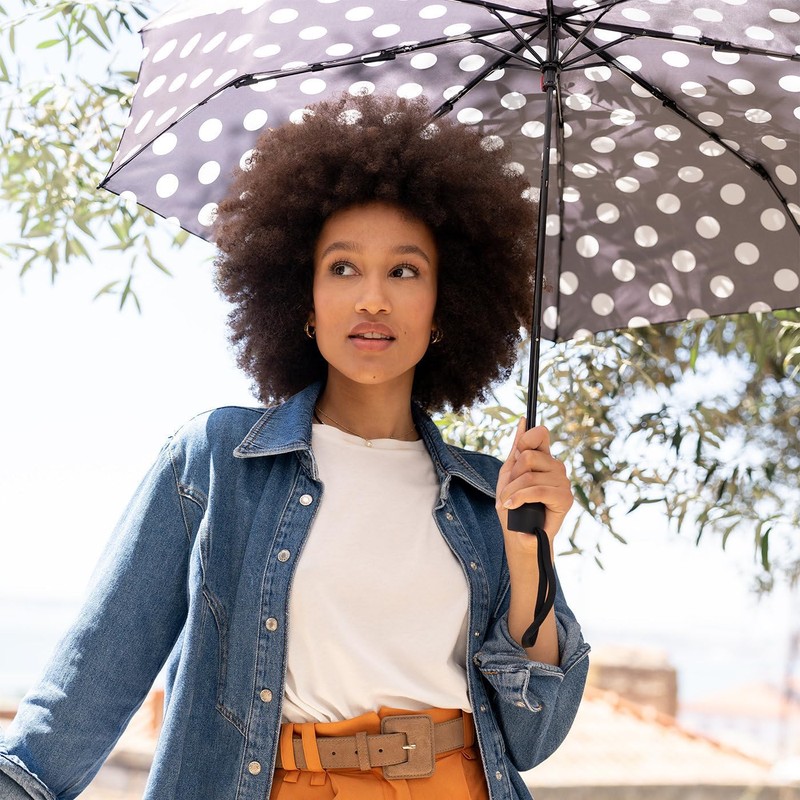 reisenthel umbrella pocket duomatic - compact pocket umbrella made from