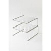 JAJU stainless steel wire dish organizer 2pcs, silver_FRFR / 자주
