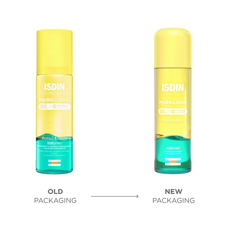 ISDIN Hydrolotion SPF 50 (200 ml) | Biphasic Sun Protection