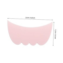 Baluue 2pcs Eyelash Stencil Applicator Guard Prevent Eyeshadow Fallout Soft and Comfortable Makeup Tool for Eyeliner and Mascara Application Reusable Beauty Accessory for Beginners