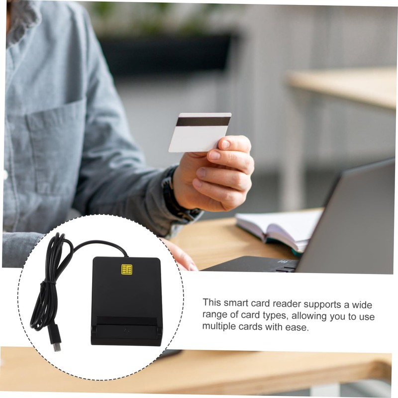 Ipetboom Portable USB Smart Card Reader for Windows Vista Multi