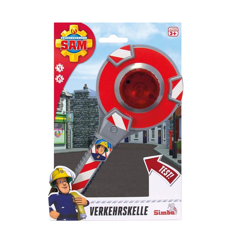 Simba Fireman Sam 109252440 Traffic Trowel with Light Function on