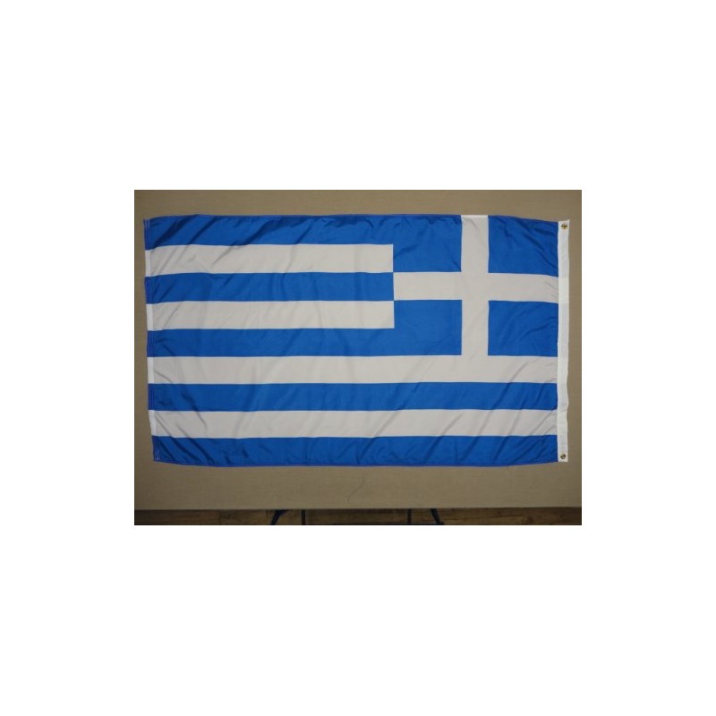 Annin Flagmakers 193011 Nylon SolarGuard NYL-Glo Greece Flag, 4 x