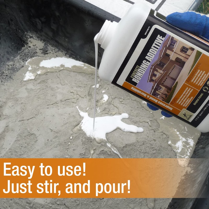 Akona Concrete Bonding Additive - Liquid Concrete Strengthener & Bonding