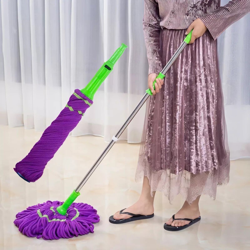 Magicmop 2 Pza Trapeador Mágico Magic Mop Autoexprimible Inoidable Color