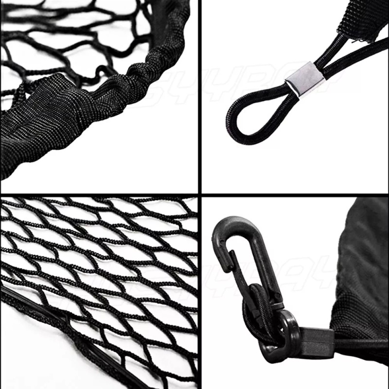 CHUSYYRAY Rear Trunk Envelope Style Mesh Cargo Net for JEEP