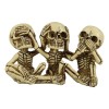 Ebros Gothic Alchemy See Hear Speak No Evil Skeletons Macabre