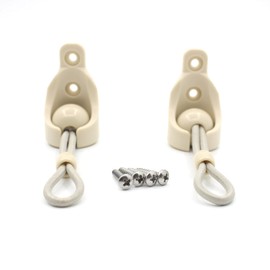 Bungee Kit for Roller Shade Parts Replacement Sun Shades Blackout Roller up Blinds tie Down (Beige, 1pack)