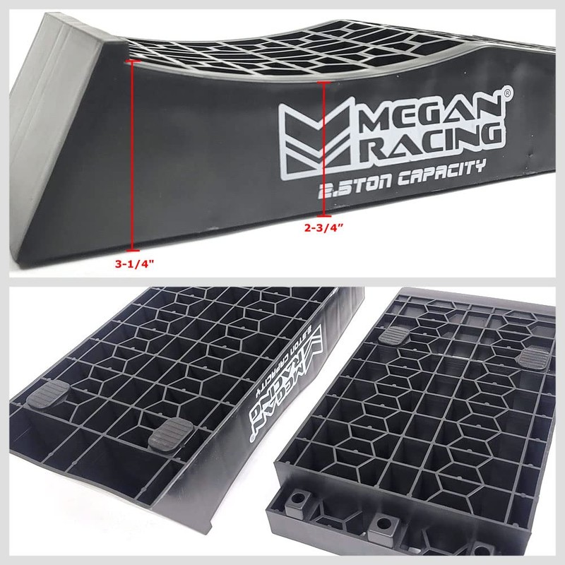 Megan Racing 2PCS Universal Low Profile Drive-On Detachable Auto Service