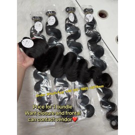 14a Grade Human Hair Bundles Bone Straight Original Burmese Curly Human Hair Wigs Bundles Supplierstyle: 1, color: 1 bundle body wave, Stretched Length: 12 inches