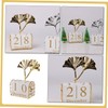 Operitacx Ginkgo Leaf Desk Calendar Table Decoration Teacher Table Calendar
