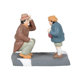 Department 56 Christmas in The City Village Accessories - Figura Decorativa con Texto en inglés All I Wish, Multicolor