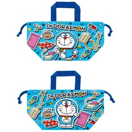 Skater KB7-A Doraemon Lunch Box Bag, Sticker, Made in Japan