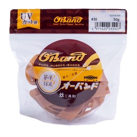 Rubber Band #30 < 1.8 oz (50 g) Transparent Bag > American Color Extra Thick Width Small Volume Packaging Rubber Band All Sizes 73 Republic
