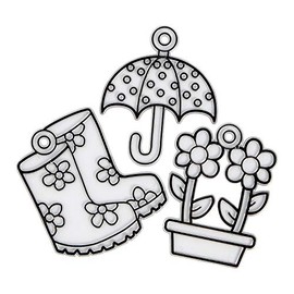 Spring Suncatchers - Craft Supplies - 24 Pieces