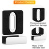 12 Pack Metal Mirror Holder Clips, Steel Heavy Duty Frameless