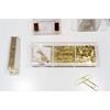 Dany Marcus Desk Organiser Acrylic Transparent with Gold - 3
