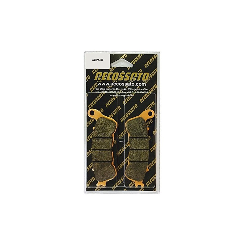 ACCOSSATO Brake Pad agpa87or, Honda > NT 700 Deauville ABS,