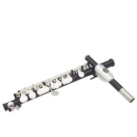 Piccolo Professional Silverplated Piccolo for Piccolo Beginners for Piccolo Lovers(black)