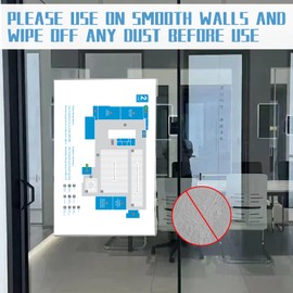 Daofary 6 Pack 8.5x11 Mount Acrylic Sign Holder, Signs Photo Menu Flyer Display Holders, Plastic Clear Acrylic Frames for Office Home Hotel Business Store (with Adhesive Tape)