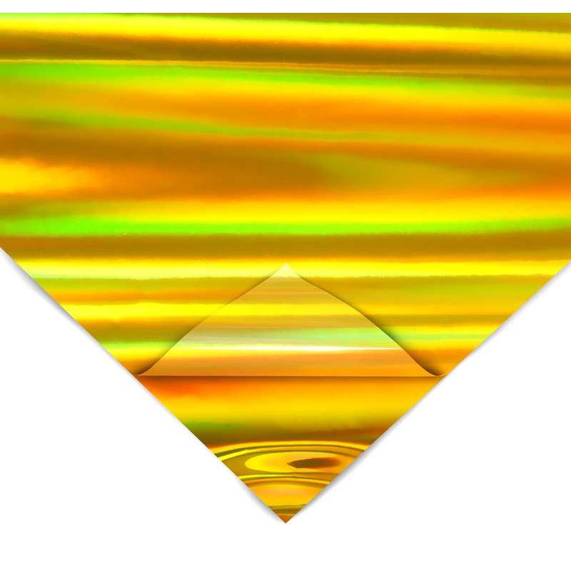 VViViD Holographic Chrome Gold Vinyl Wrap DIY Air-Release Adhesive Film