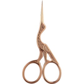 Cloth Shear High Durability Labor-saving Lightweight Tailor Scissor Cutting Tool Sewing Embroidery Shear for Home (Red Bronze)