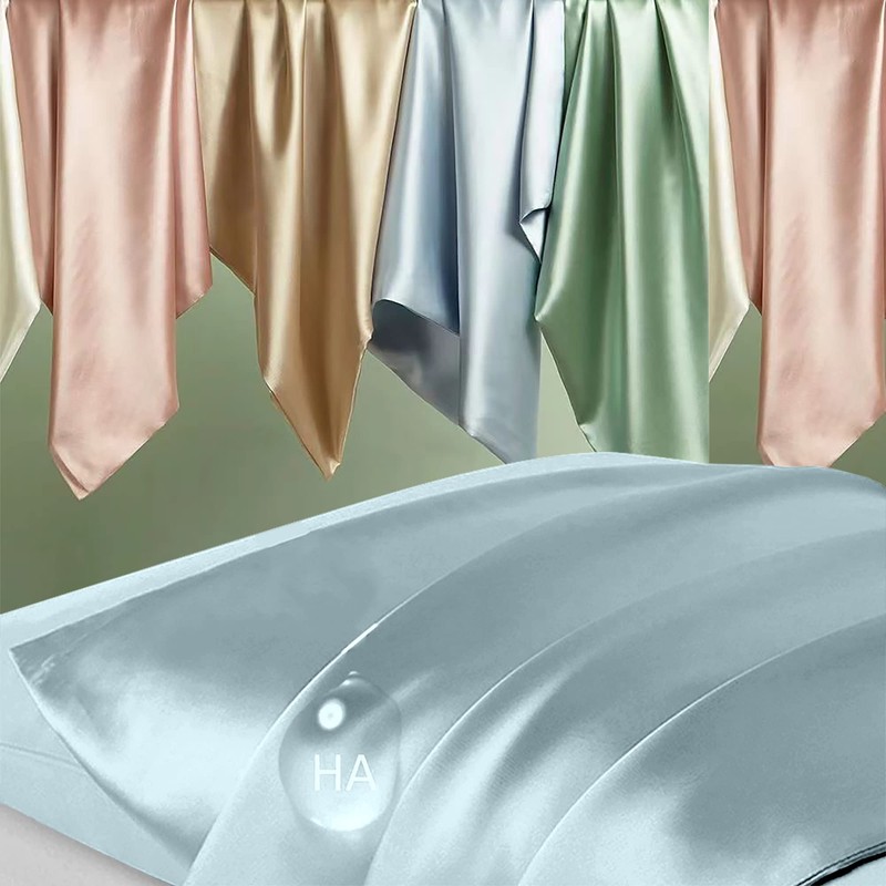 Mulberry Silk Pillowcase, Standard Size - Cooling, Anti-Acne, Hidden Zipper
