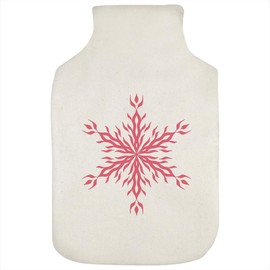 'Fire and Ice Snowflake' Hot Water Bottle Cover (HW00038638)