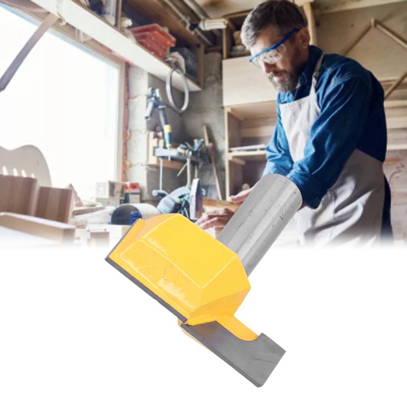 Bottom Cleaning Router Bit 1/2in Shank Surface Planing Routers Cutter