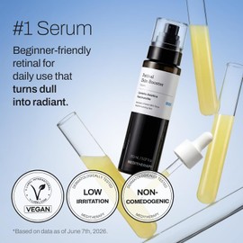 Suero potenciador de la piel de retina Suero avanzado de retinol para el rostro Suero facial hidratante y reafirmante para tono de piel irregular y líneas finas Brillo radiante y juvenil con