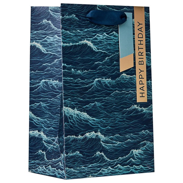 Design By Violet Umi Small Gift Bag – Ocean Wave