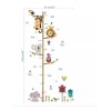 DaraBaby Vinil Decorativo Infantil Regla Medición Animales Dela Selva