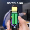 Willwewon 4PCS HDMI Solderless Male Adapter, Gold Plated Connector Breakout