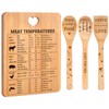 Kitchen Gifts - "Meat Temperatures" Kitchen Gifts for Women Cutting
