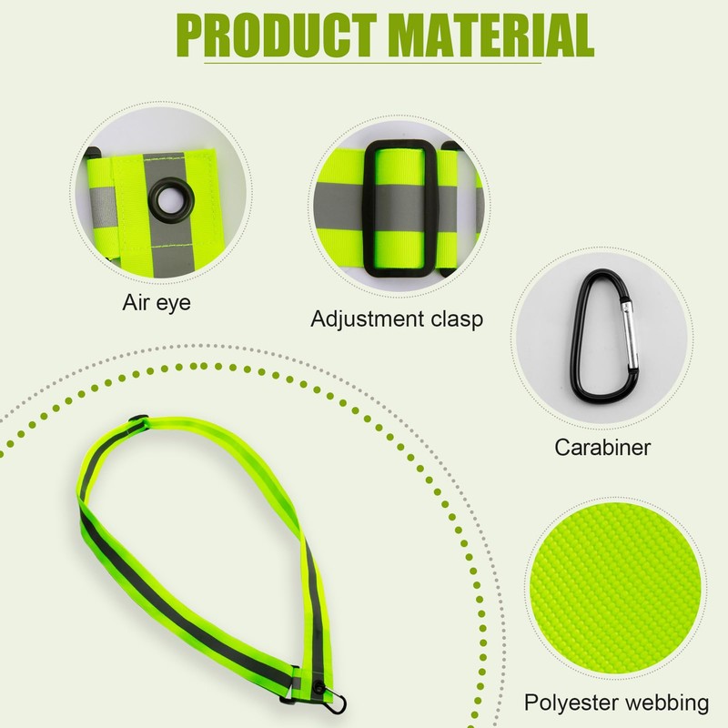 Reflective Band Reflective Strap Sash Band Adjustable for Walks Running