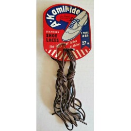 Alox 1940'S Store Shoe Lace Hanging Display Card  New Old Stock