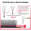 Pestañas Postizas Itntfn 4d Forma U Naturales Y Voluminosas