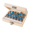 Silverline 251591 12 mm TCT Router Bit Set 12pce 12