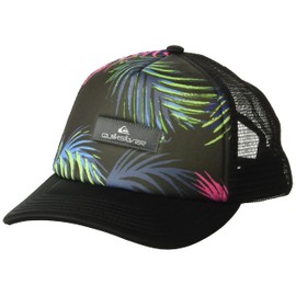 Quiksilver Men's Magpie Coop Snapback Trucker Hat, Black, One Size
