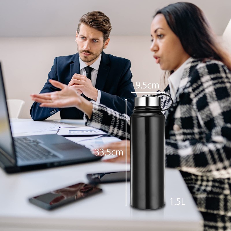1.5 Litre Stainless Steel Thermal Water Bottle Vacuum Insulated Thermos