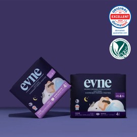 evne Overnight Panties 4P (Cottony/Usoon) (M/L) - #Usoon Large 4P